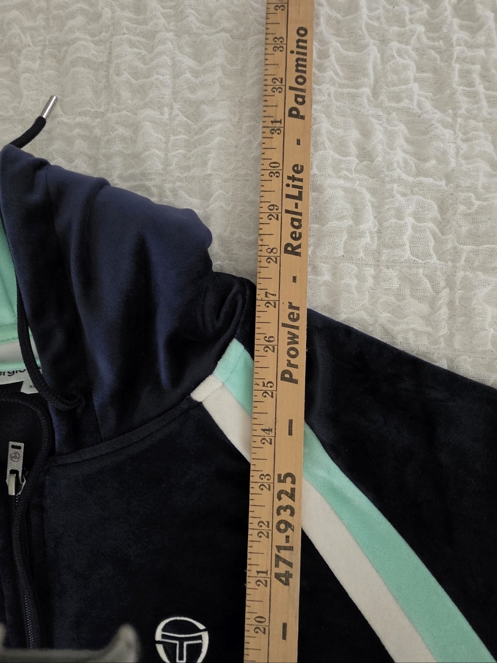 Sergio Tacchini Color Block Zip Front Hoodie XL Very Soft! - Picture 9 of 10